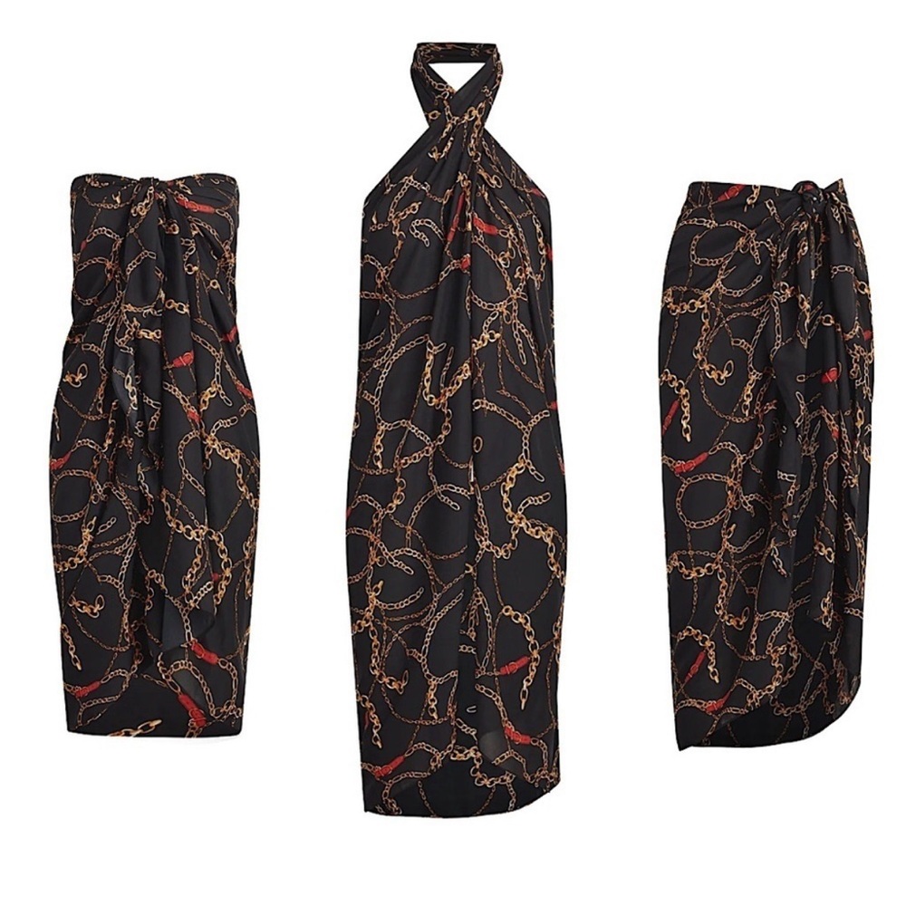 NWT Walter Baker Paradise IBIZA Chain Sarong